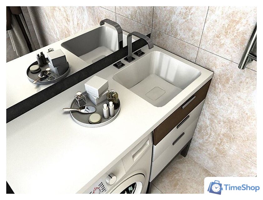 Умывальник Madera Kamilla 110х48 (правый) - Изображение №6 — Интернет-магазин Time-Shop