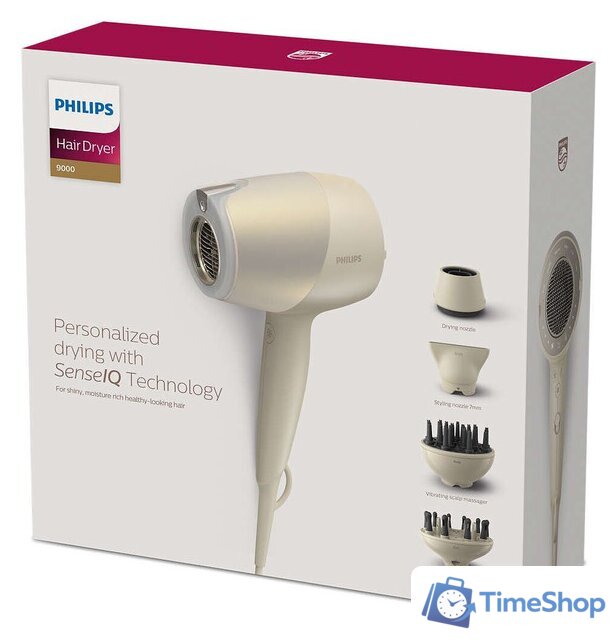 Фен Philips SenseIQ BHD829/00 - Изображение №9 — Интернет-магазин Time-Shop