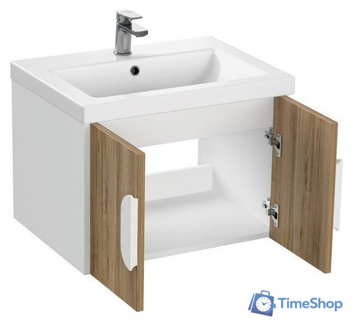  Cersanit Тумба под умывальник Como 60 69341 (орех) - Изображение №5 — Интернет-магазин Time-Shop