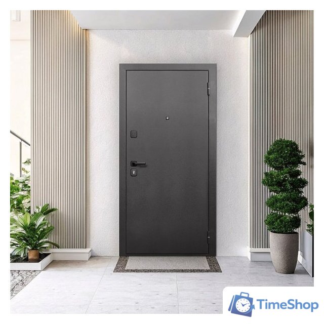 Металлическая дверь Guard 7см серебро/белый матовый (96x205, правая) - Изображение №6 — Интернет-магазин Time-Shop