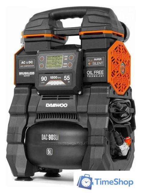 Компрессор Daewoo Power DAC 90S Li (с 2-мя АКБ) - Изображение №3 — Интернет-магазин Time-Shop
