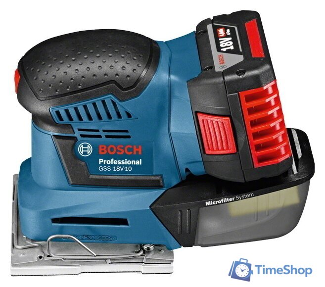 Виброшлифмашина Bosch GSS 18V-10 Professional 06019D0200 (без АКБ) - Изображение №1 — Интернет-магазин Time-Shop
