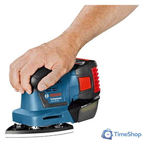 Виброшлифмашина Bosch GSS 18V-10 Professional 06019D0200 (без АКБ) - Изображение №3 — Интернет-магазин Time-Shop
