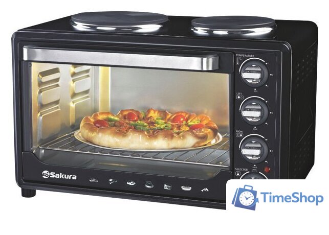 Мини-печь Sakura SA-7001HBK - Изображение №1 — Интернет-магазин Time-Shop