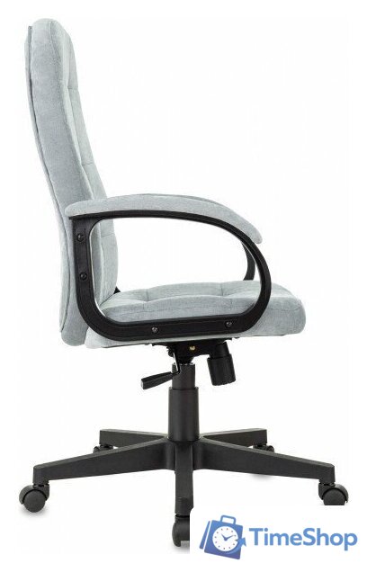 Офисное кресло Бюрократ CH 002 (Fabric Light-28 серо-голубой) - Изображение №3 — Интернет-магазин Time-Shop