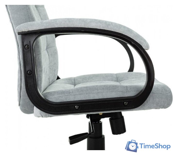 Офисное кресло Бюрократ CH 002 (Fabric Light-28 серо-голубой) - Изображение №6 — Интернет-магазин Time-Shop