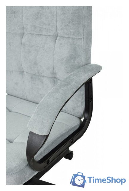 Офисное кресло Бюрократ CH 002 (Fabric Light-28 серо-голубой) - Изображение №5 — Интернет-магазин Time-Shop