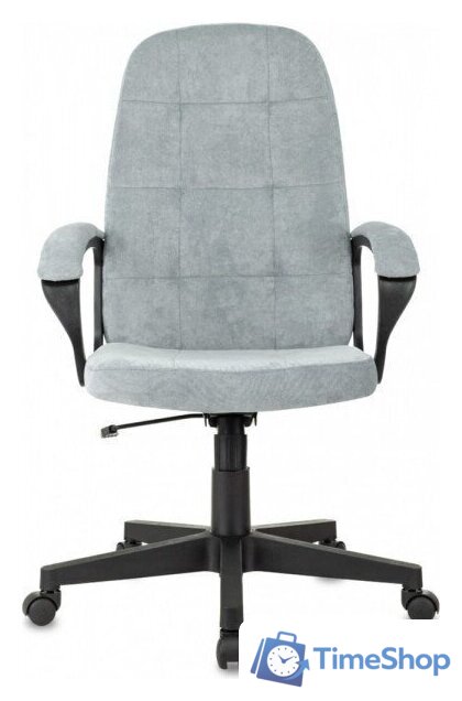 Офисное кресло Бюрократ CH 002 (Fabric Light-28 серо-голубой) - Изображение №2 — Интернет-магазин Time-Shop