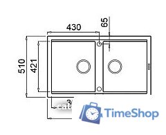 Кухонная мойка Elleci Best 450 Undermount Antracite G59 LGB45059BSO - Изображение №2 — Интернет-магазин Time-Shop