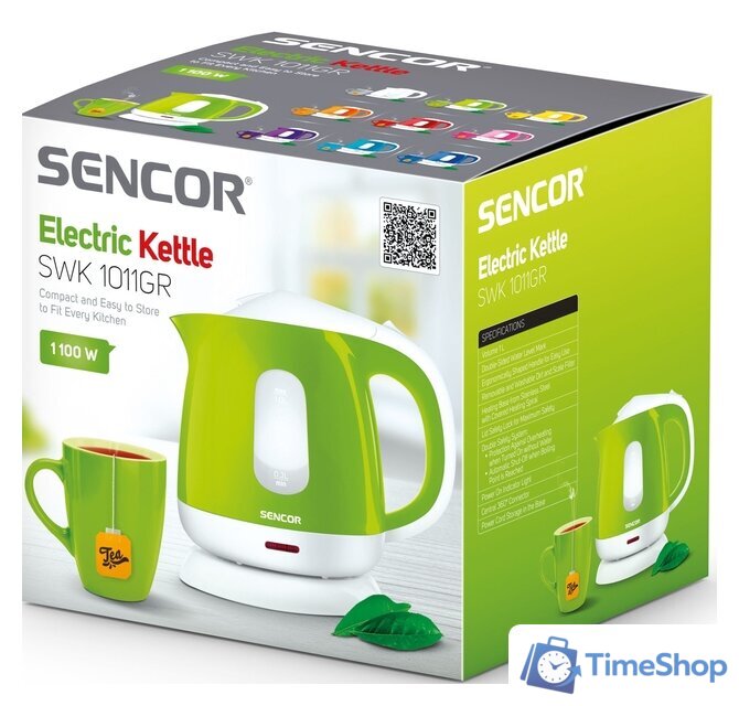 Электрический чайник Sencor SWK 1011GR - Изображение №11 — Интернет-магазин Time-Shop