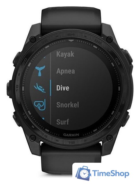 Умные часы Garmin Tactix 8 AMOLED 47 мм (с черным силиконовым ремешком) - Изображение №7 — Интернет-магазин Time-Shop