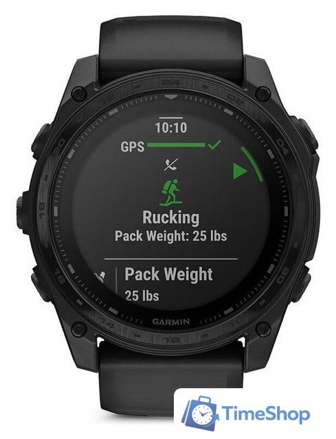 Умные часы Garmin Tactix 8 AMOLED 47 мм (с черным силиконовым ремешком) - Изображение №4 — Интернет-магазин Time-Shop