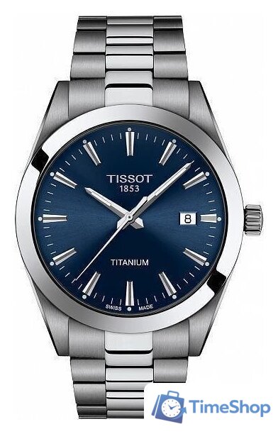 Наручные часы Tissot Gentleman Titanium T127.410.44.041.00 - Изображение №1 — Интернет-магазин Time-Shop