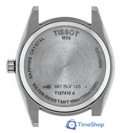 Наручные часы Tissot Gentleman Titanium T127.410.44.041.00 - Изображение №2 — Интернет-магазин Time-Shop