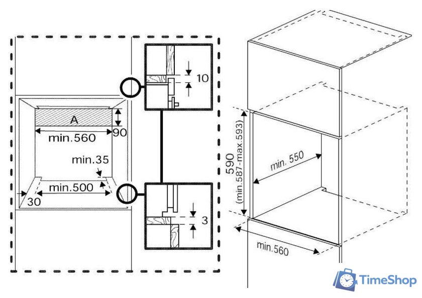 Электрический духовой шкаф Indesit IFE 3634 IX - Изображение №4 — Интернет-магазин Time-Shop