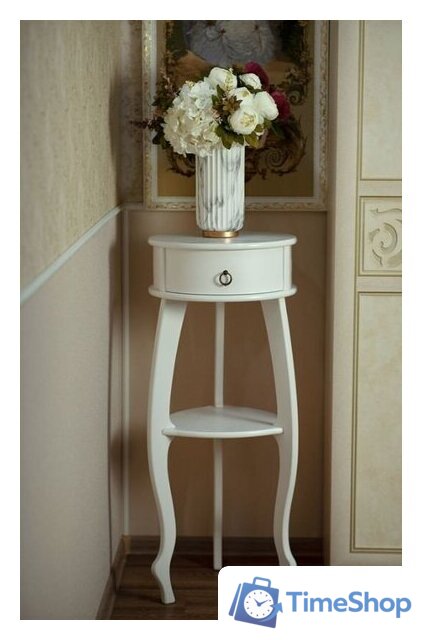 Консольный стол Мебелик Берже 12 (белый ясень) - Изображение №2 — Интернет-магазин Time-Shop