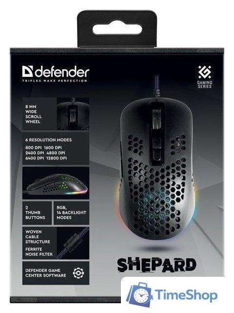 Игровая мышь Defender Shepard GM-620L - Изображение №7 — Интернет-магазин Time-Shop