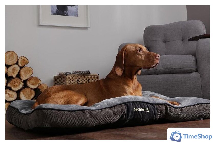 Лежак Scruffs Chester Матрас 100 см (серый) - Изображение №2 — Интернет-магазин Time-Shop