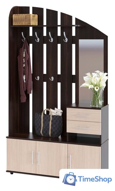 Стенка Сокол ВШ-2.2 (венге/беленый дуб) - Изображение №1 — Интернет-магазин Time-Shop