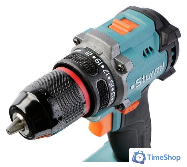 Дрель-шуруповерт Sturm CD1860BL (с 2-мя АКБ, кейс) - Изображение №4 — Интернет-магазин Time-Shop