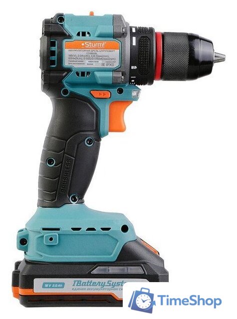 Дрель-шуруповерт Sturm CD1860BL (с 2-мя АКБ, кейс) - Изображение №7 — Интернет-магазин Time-Shop