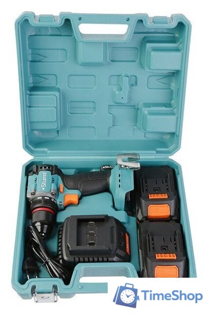 Дрель-шуруповерт Sturm CD1860BL (с 2-мя АКБ, кейс) - Изображение №2 — Интернет-магазин Time-Shop