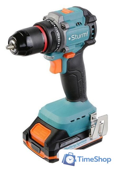Дрель-шуруповерт Sturm CD1860BL (с 2-мя АКБ, кейс) - Изображение №1 — Интернет-магазин Time-Shop