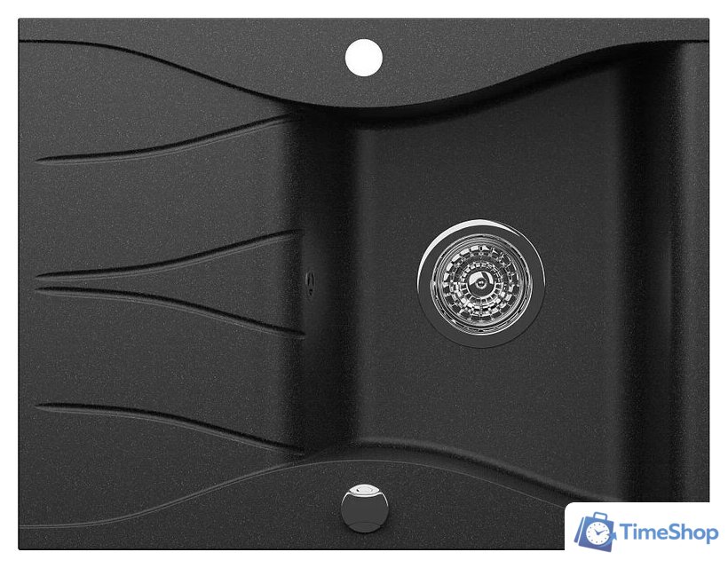 Кухонная мойка Kernau KGS O 4565 1B1D Black Metallic - Изображение №1 — Интернет-магазин Time-Shop