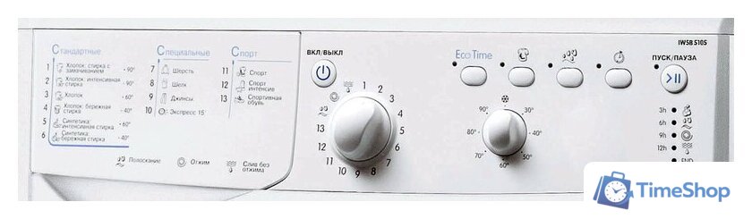 Стиральная машина Indesit IWSB 5105 - Изображение №2 — Интернет-магазин Time-Shop