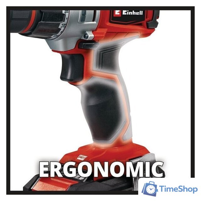 Дрель-шуруповерт Einhell TE-CD 18/2 Li 4514231 (с 2-мя АКБ) - Изображение №5 — Интернет-магазин Time-Shop