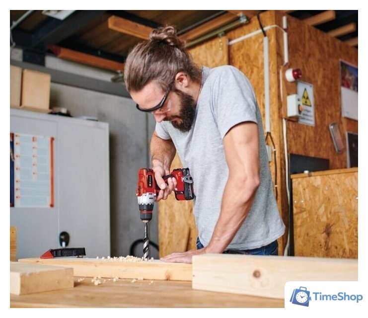 Дрель-шуруповерт Einhell TE-CD 18/2 Li 4514231 (с 2-мя АКБ) - Изображение №7 — Интернет-магазин Time-Shop