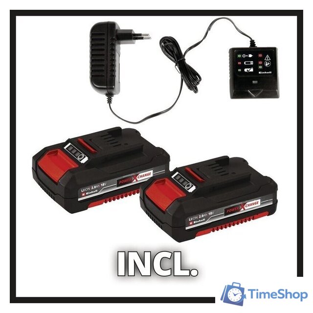 Дрель-шуруповерт Einhell TE-CD 18/2 Li 4514231 (с 2-мя АКБ) - Изображение №3 — Интернет-магазин Time-Shop