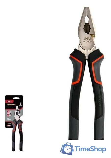 Плоскогубцы Deli DL0005 - Изображение №1 — Интернет-магазин Time-Shop