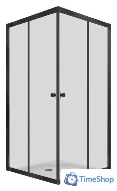 Душевой уголок Maroni Stile Nero-GLS 100x100 Щ0000063956 - Изображение №1 — Интернет-магазин Time-Shop