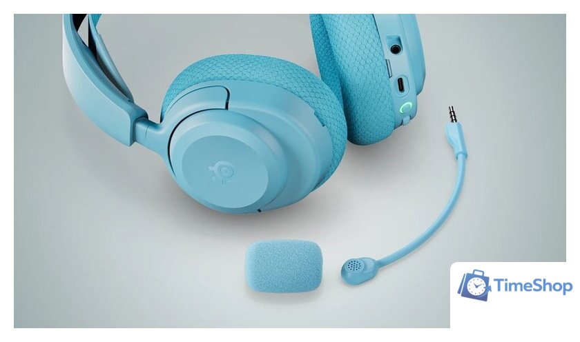 Наушники SteelSeries Arctis Nova 3P Wireless (для PlayStation, голубой) - Изображение №4 — Интернет-магазин Time-Shop