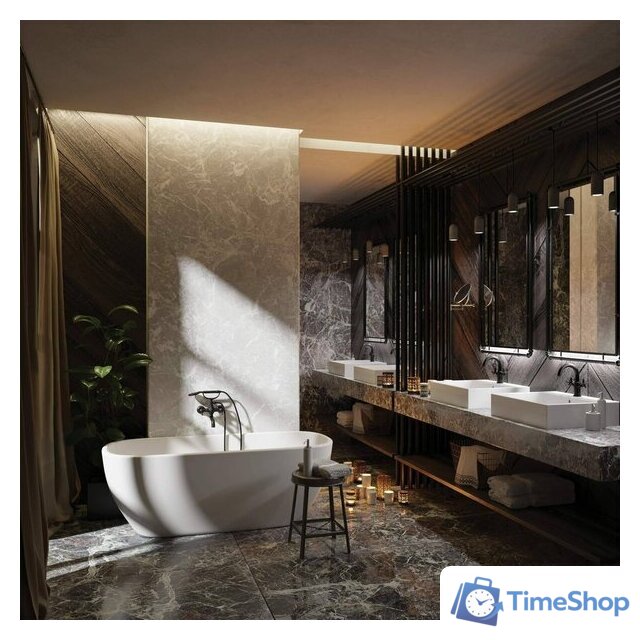 Держатель для туалетной бумаги и ершика Deante Mokko ADM N242 - Изображение №3 — Интернет-магазин Time-Shop