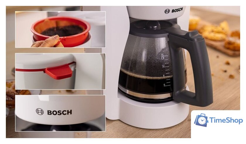 Капельная кофеварка Bosch MyMoment TKA3M131 - Изображение №5 — Интернет-магазин Time-Shop