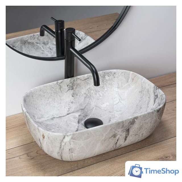 Умывальник Rea Livia (камень матовый) - Изображение №2 — Интернет-магазин Time-Shop