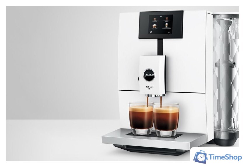 Кофемашина JURA Ena 8 Full Nordic White 15491 - Изображение №9 — Интернет-магазин Time-Shop