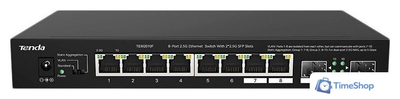 Неуправляемый коммутатор Tenda TEM2010F - Изображение №1 — Интернет-магазин Time-Shop