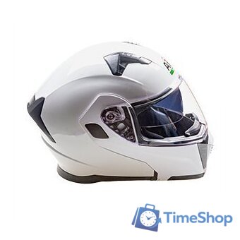 Мотошлем AIM JK906 906-007-M (M, белый глянец) - Изображение №4 — Интернет-магазин Time-Shop