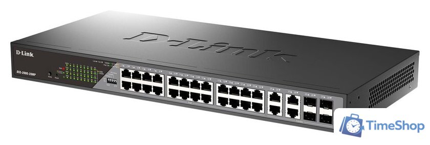 Управляемый коммутатор 2-го уровня D-Link DSS-200G-28MP/A1A - Изображение №3 — Интернет-магазин Time-Shop