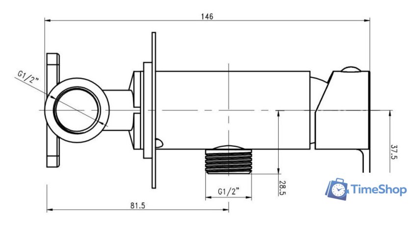 Гигиенический душ Gross Aqua Bidet GA042601C - Изображение №2 — Интернет-магазин Time-Shop