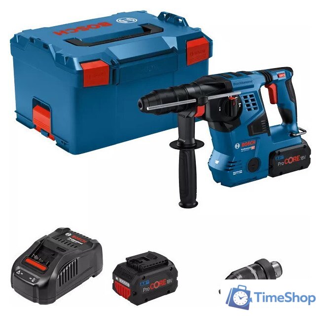 Перфоратор Bosch GBH 18V-28 CF Professional 0611921002 (с 2-мя АКБ 8 Ач, кейс) - Изображение №1 — Интернет-магазин Time-Shop