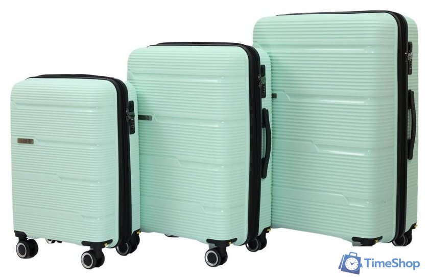 Чемодан-спиннер Pride РР-203 (M, мятный) - Изображение №11 — Интернет-магазин Time-Shop