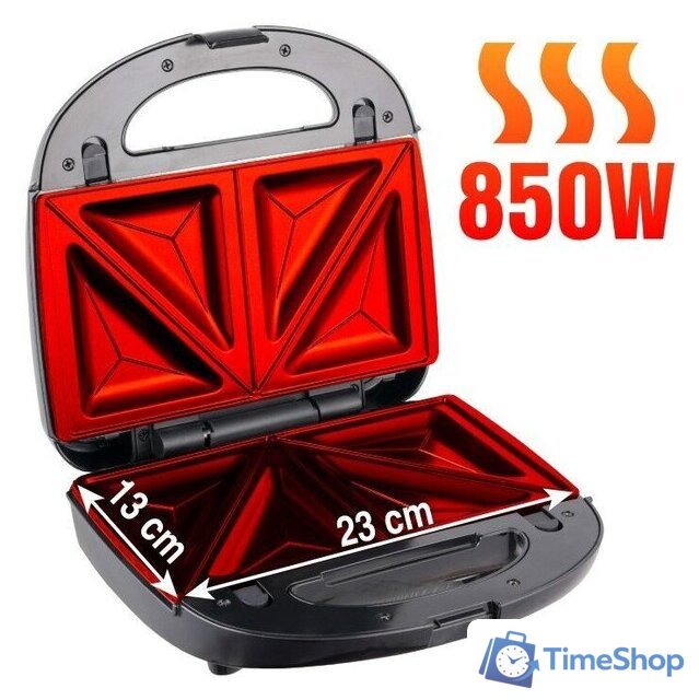 Многофункциональная сэндвичница Eldom ST250 - Изображение №9 — Интернет-магазин Time-Shop