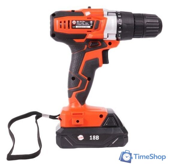 Дрель-шуруповерт Калибр ДА-18-2А+ (с 2-мя АКБ, кейс) - Изображение №3 — Интернет-магазин Time-Shop