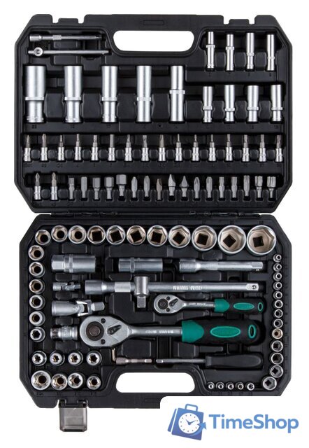 Универсальный набор инструментов Волат 18520-108 (108 предметов) - Изображение №4 — Интернет-магазин Time-Shop