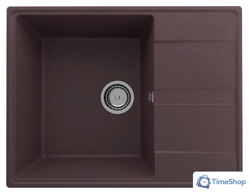 Кухонная мойка Ulgran Quartz Prima 650-06 (трюфель) - Изображение №1 — Интернет-магазин Time-Shop