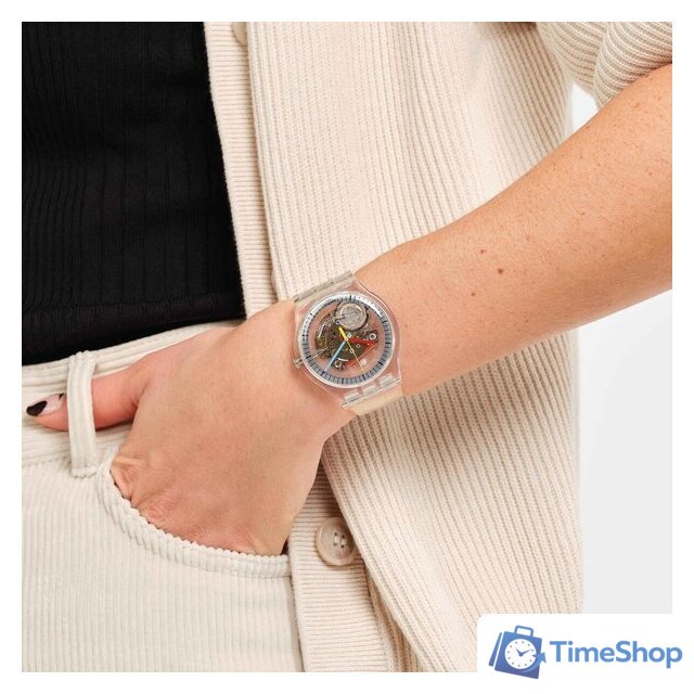 Наручные часы Swatch Clear SO29K100 New Gent - Изображение №3 — Интернет-магазин Time-Shop